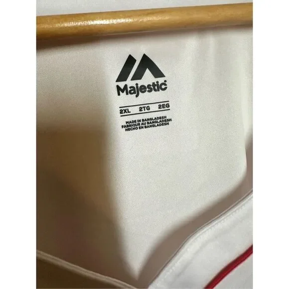 Philadelphia Phillies White and Red MLB Shirt Womens Size 2XL - Picture 3 of 4